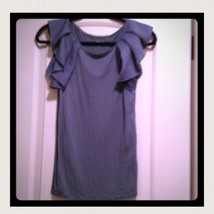 LOFT flutter sleeve tank