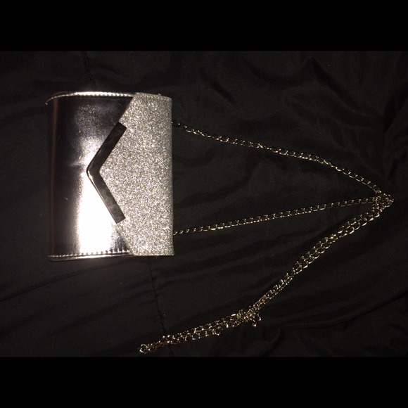 Silver Crossbody Bag NWOT
