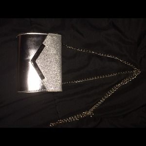 Silver Crossbody Bag NWOT