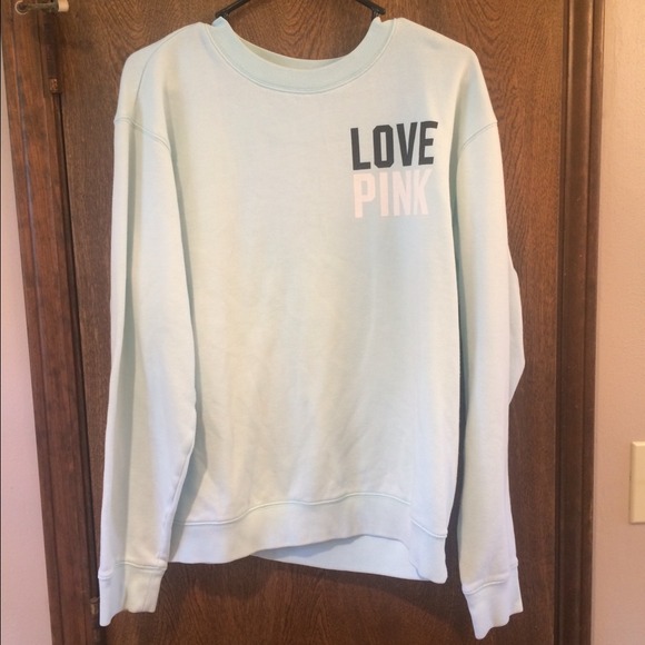 VS light blue sweatshirt