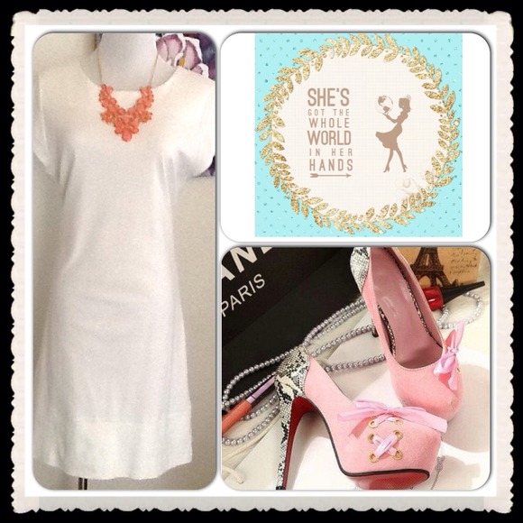 New York & Company Dresses & Skirts - Closet clear out promo! 💞Soo sexy white dress💞