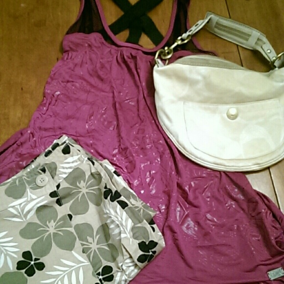 Shirt Skort and purse