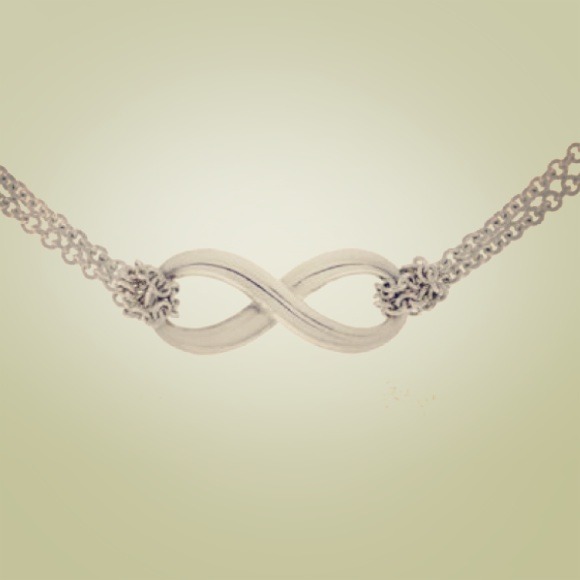 Tiffany infinity sterling silver necklace