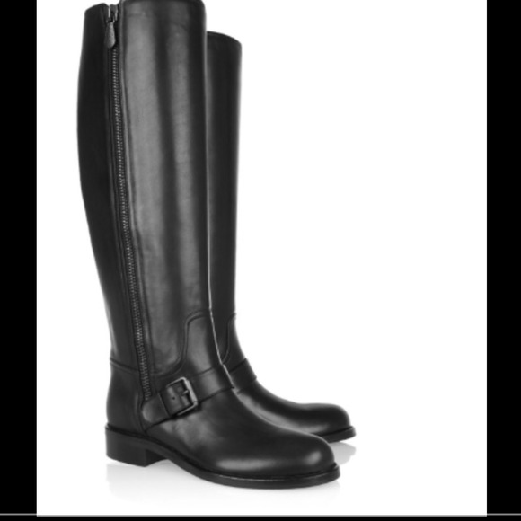 bottega veneta leather biking riding knee boots - Picture 2 of 4