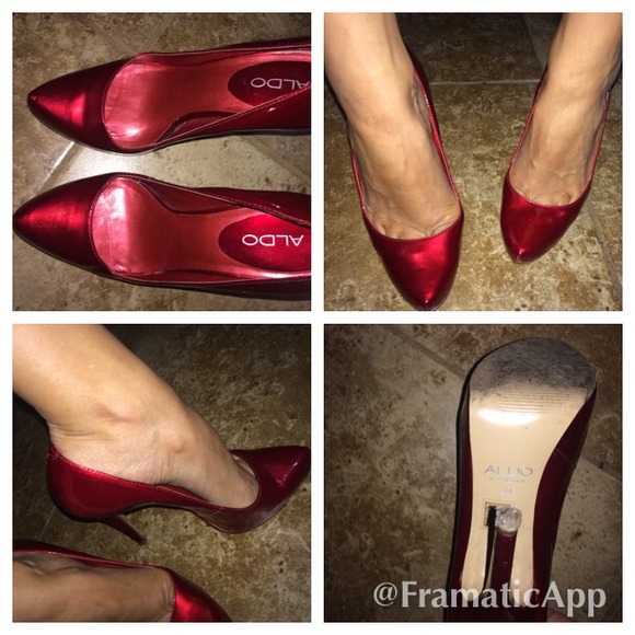 Sexy red Aldo pumps.