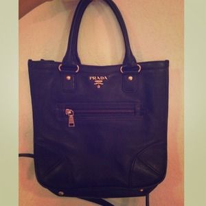 Prada soft leather handbag