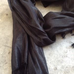 Forever 21 Accessories - Forever 21 Black Shimmer Glitter Scarf Forever 21 Accessories - Forever 21 Black Shimmer Glitter Scarf