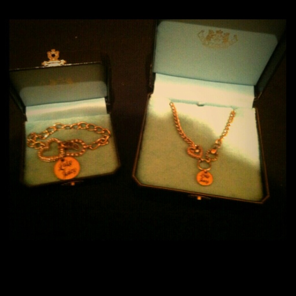 Juicy Couture necklace + bracelet bundle