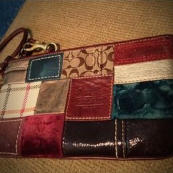 Coach Patchwork Wristlet