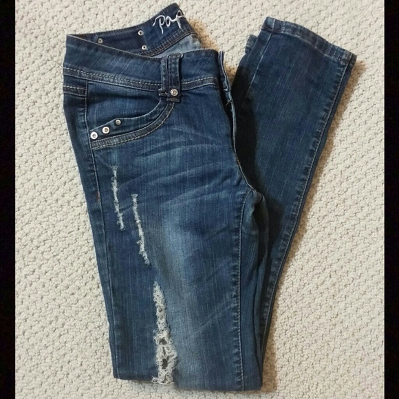 Distressed Blue Jeans from Papaya