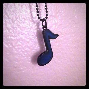 Mood Music Note Necklace