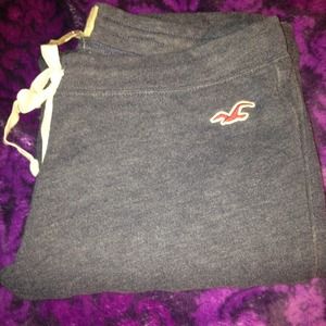 Hollister navy casual boot sweats small