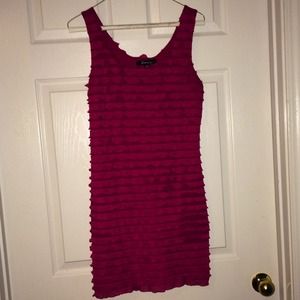 Deep pink dress