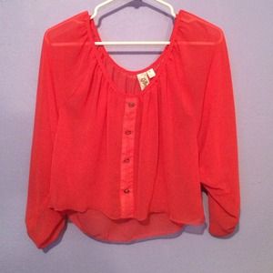 Hot pink crop top