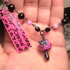 NWT Purple Mushroom Betsy Johnson Bracelet