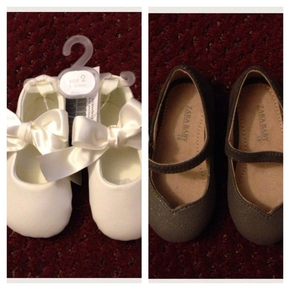 Baby Zara Girls Shoe and First Impressions Shoe