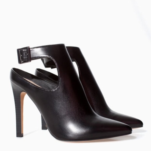 NWT Zara's Sling Back Ankle Booties