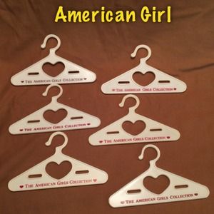 American Girl Doll Hangers set of 6