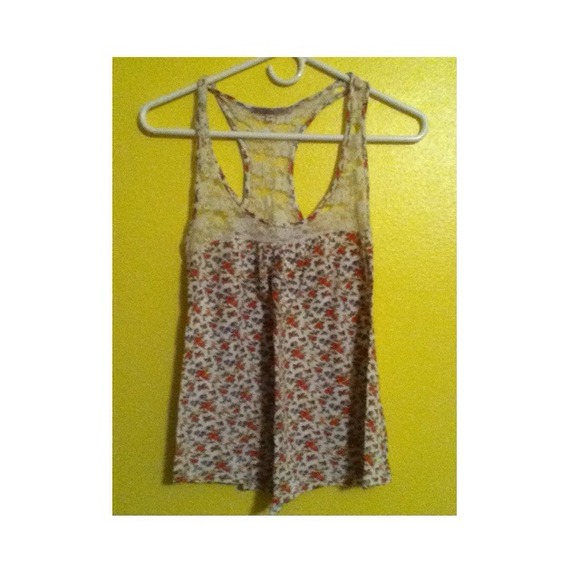 Floral print tank