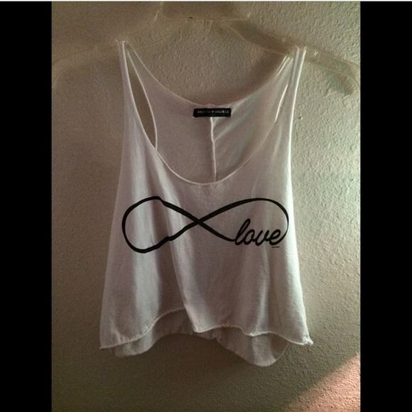 Brandy Melville white crop top