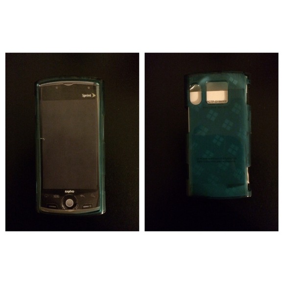 Blue phone case