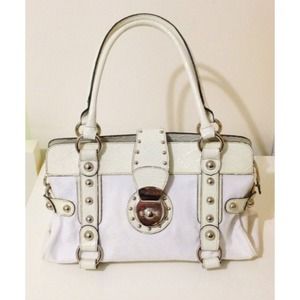 Guess Brand White Purse