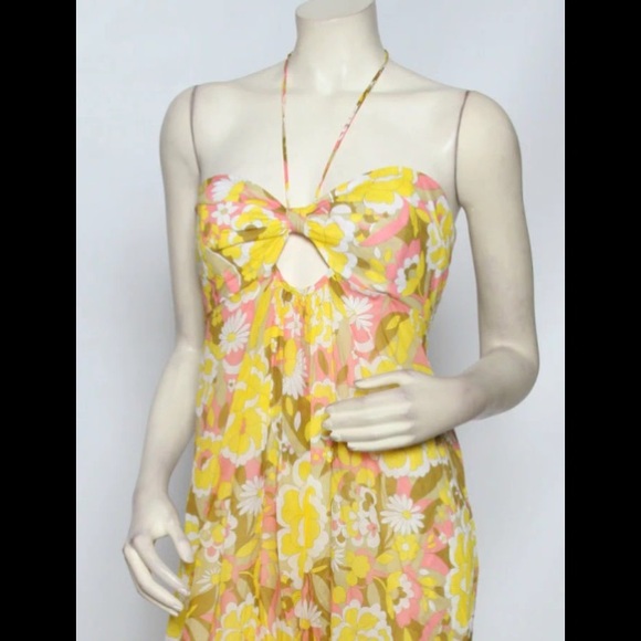 MILLY  COTTON SUMMER Long asimétrico dress