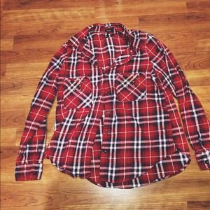 Nollie Red Long Sleeve Flannel