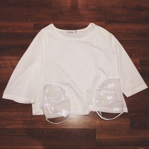 Large Rehab Mid Length Polyester Top