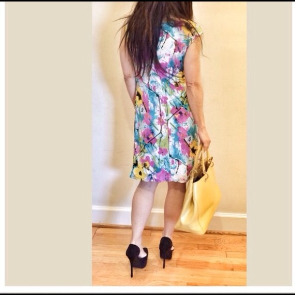 Floral print dress size Large - Picture 3 of 3