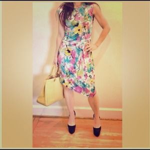 Floral print dress size Large