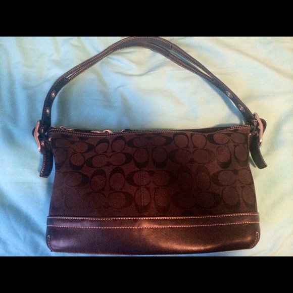 Black Coach CC Purse - Picture 1 of 4
