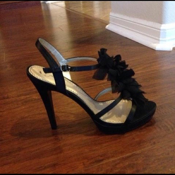 SOLD!! BP by Nordstrom Black Strappy Pumps - Picture 4 of 4