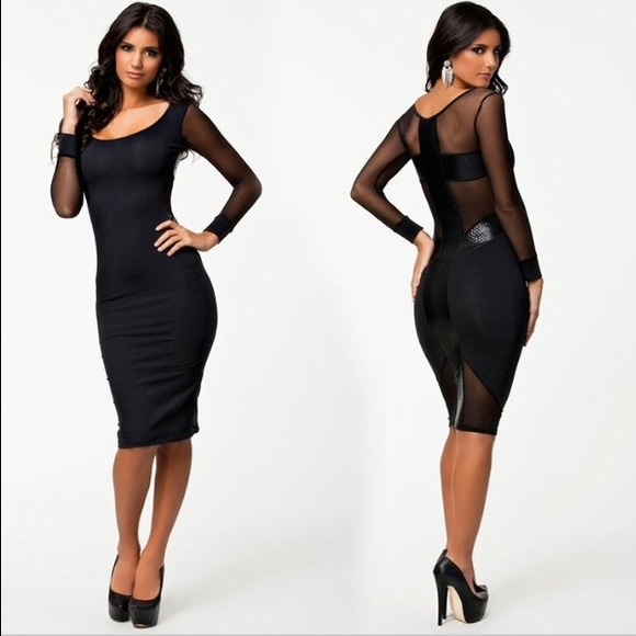 Mel Shear Long Dress