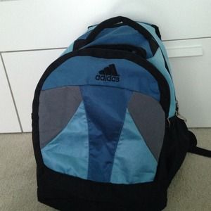 Blue Adidas backpack