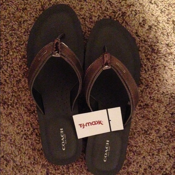 Coach flip flop sandals