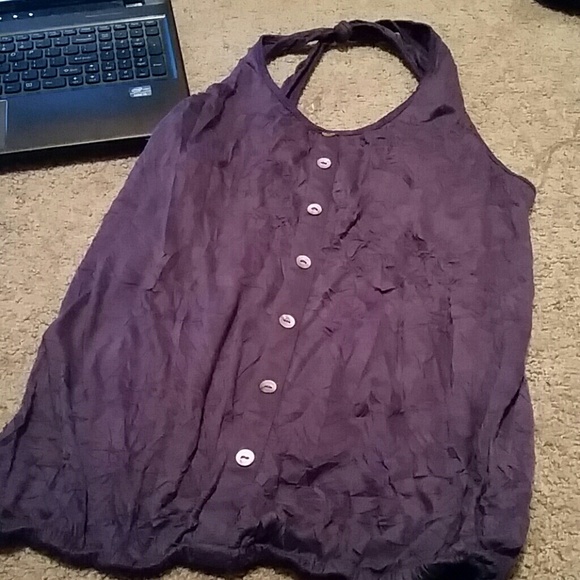 Purple racer back tank
