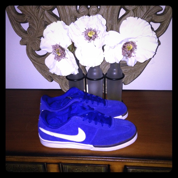 Blue Nikes