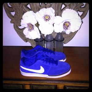 Blue Nikes