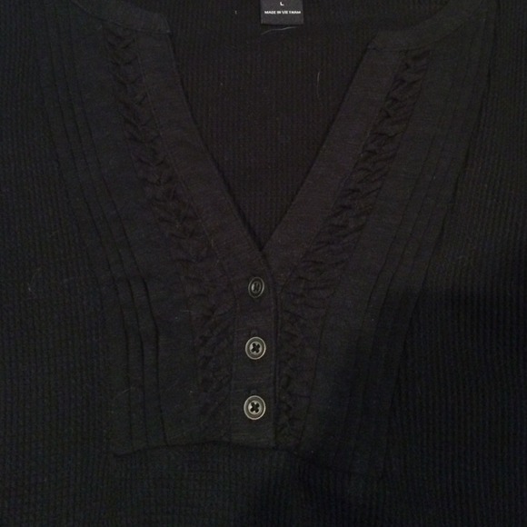 Lucky brand black long sleeve - Picture 2 of 3