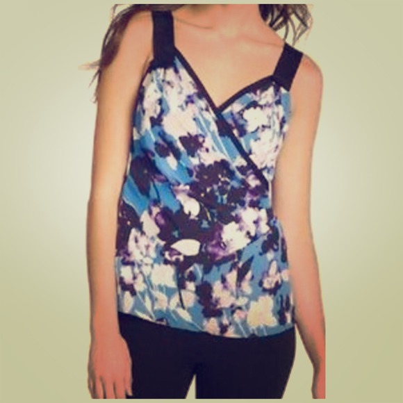 Tahari Damaris Wrap Blouse