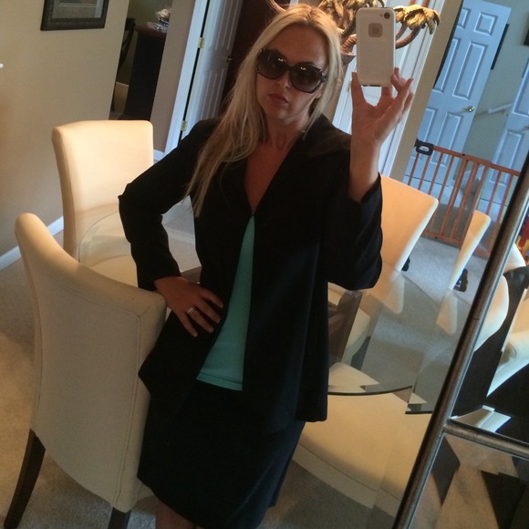 Black skirt suit