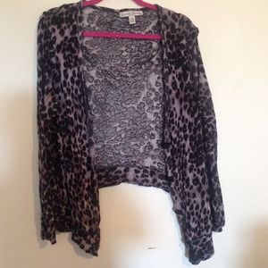 Leopard cardigan