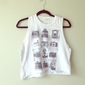 Brandy Melville Camera Crop Top