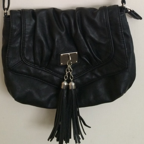 Black fringe crossbody.