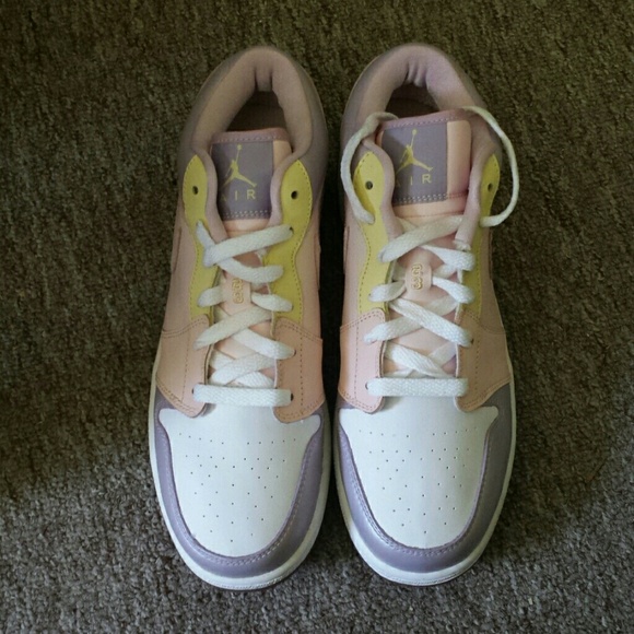 Pink and Purple Jordans