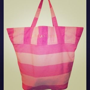 Pink Victoria's Secret beach bag