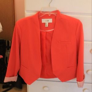 Forever 21 coral blazer