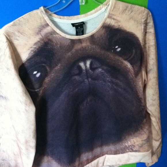 Pug sweatshirt pullover