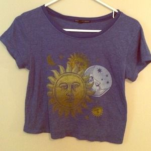 Beautiful H&M sun and moon crop top